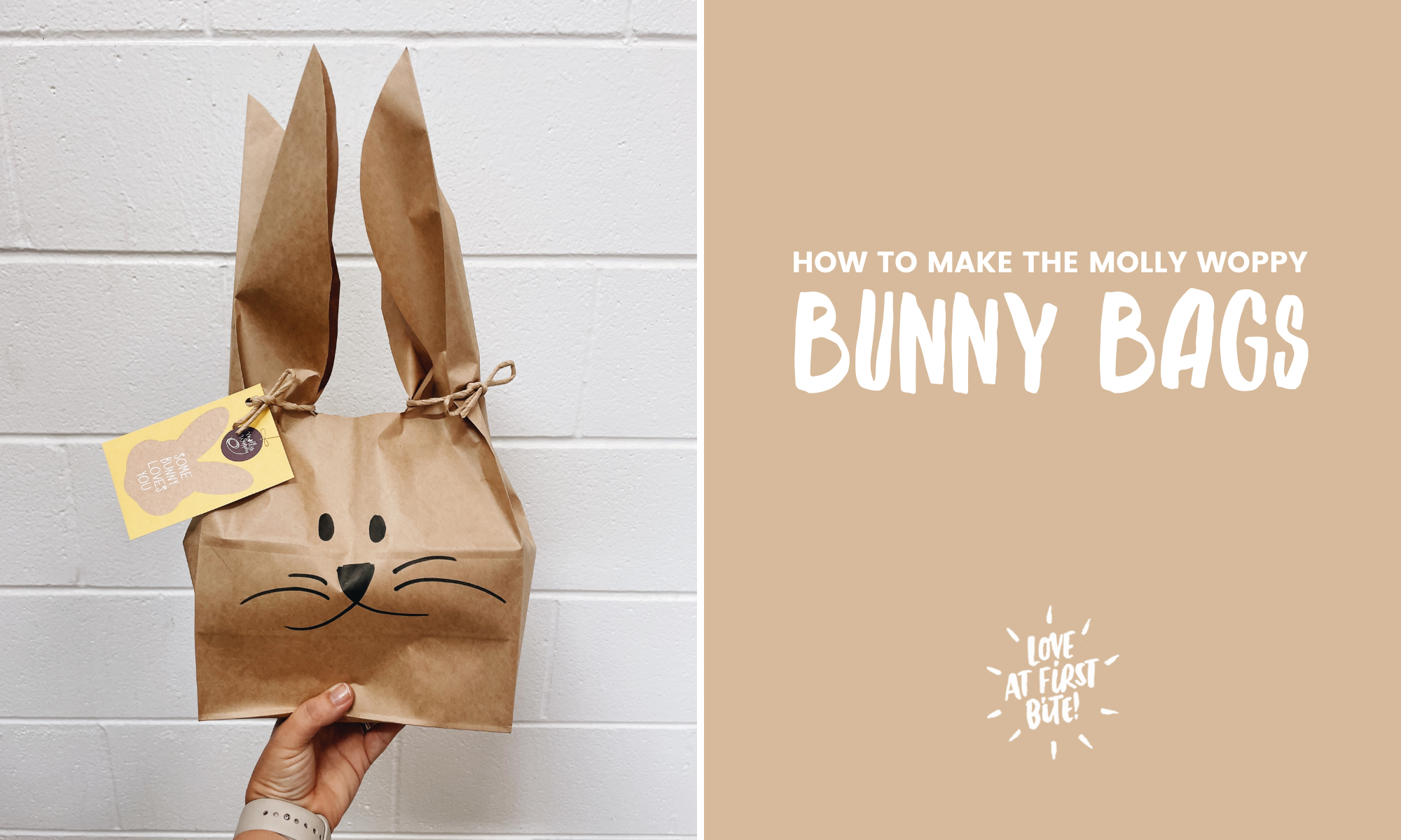 How to make Easy Paper Bag, Bunny Paper Bag