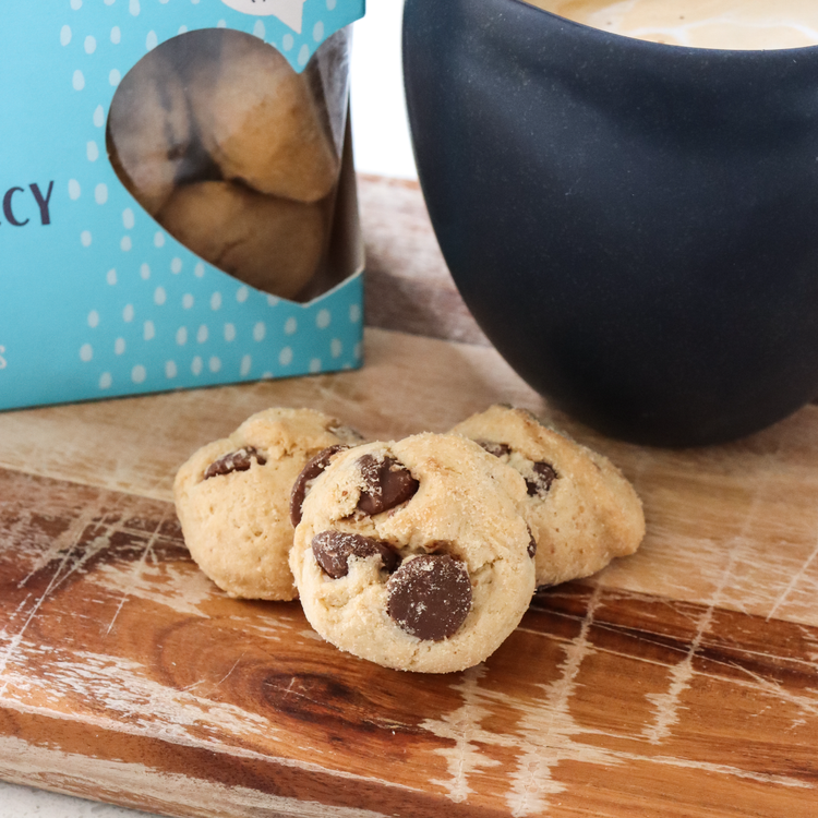 Bites Cookies Gluten Free Milk Choccy Chunk 130g 12/CTN