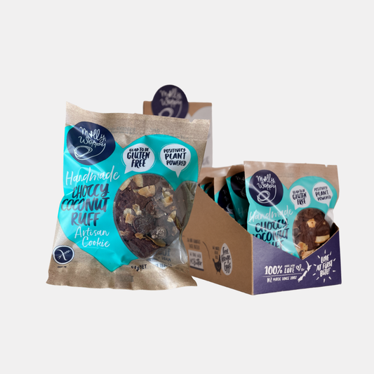 Grab'N'Go Cookie Gluten Free Plant Based Vegan Choccy Coconut Ruff 68g 12/SLV