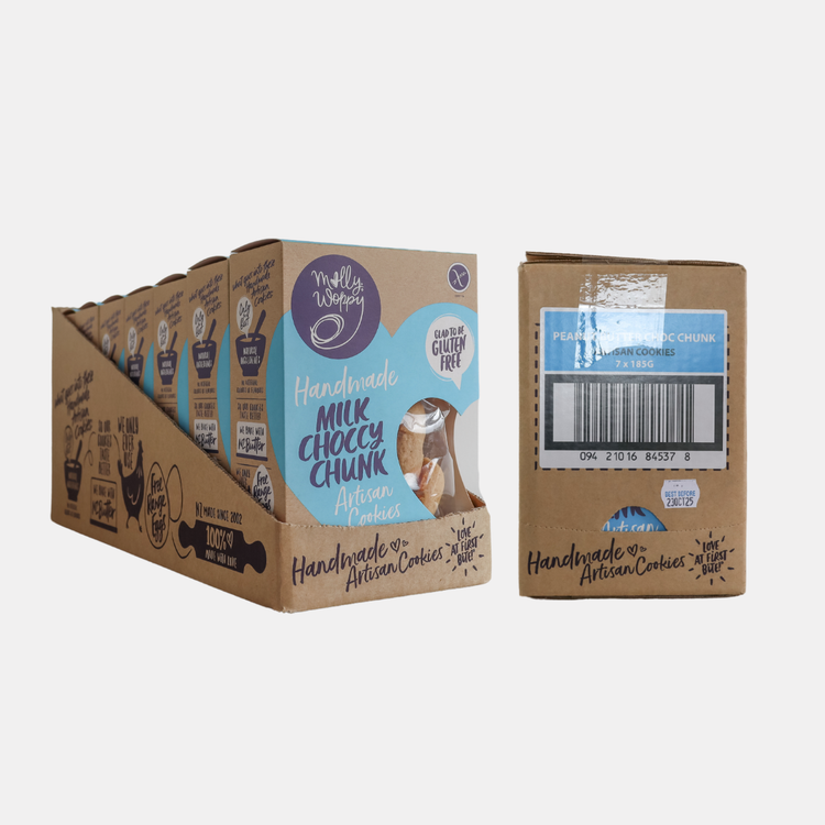 Artisan Cookie Gluten Free Milk Choccy Chunk 185g 7/CTN